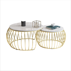 Bộ bàn sofa đôi hình trái bí lồng ghép BTS-15