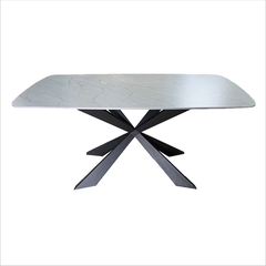 Bàn ăn mặt đá phiến bền bỉ sang trọng B-005