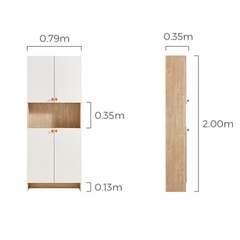 Tủ giày gỗ đa năng có ghế ngồi KG-35