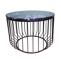 Bàn sofa khung sắt hình lồng chim mặt đá BTS-76