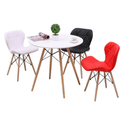 Bộ bàn tròn 3 ghế tiếp khách lễ tân hiện đại BBC-26