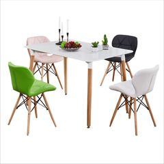 Bộ bàn ăn 4 ghế cánh bướm giá rẻ TPHCM BBA-01
