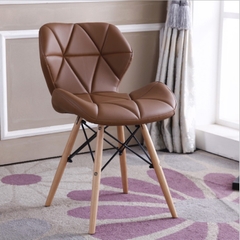Ghế cafe - Ghế phòng ăn bọc nệm da tam giác GCF-05