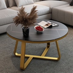 Bàn sofa tròn mặt đá ceramic chống thấm chống trầy hiện đại BTS-97