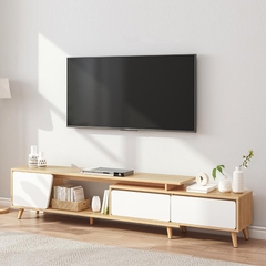 Kệ tivi thông minh kéo dài gỗ công nghiệp kiểu dáng hiện đại KTV-12