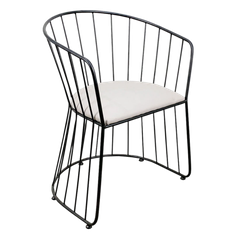 Ghế vòm khung sắt nhiều màu có nệm GCF-18