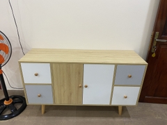 Tủ trang trí phòng khách hiện đại bằng gỗ TU-04