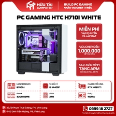 PC Gaming HTC H710i White (MAIN B760M, CPU i5 14400F, RAM 32GB, SSD 2TB, NVIDIA RXT 4060 Ti, PSU 1000W)