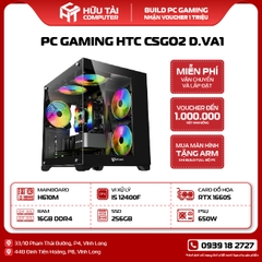 PC Gaming HTC CSGO2 D.VA1 (H610M, CPU i5 12400F, SSD 256GB, RAM 16GB, NVIDIA GTX 1660S, PSU 650W)