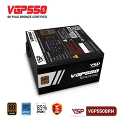 Nguồn VSP VGP550 PRO 550W 80 Plus Bronze (230V)