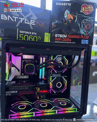 FULL PC HTC GAMING Huntkey S980 RTX 5060Ti (B760M , i7 12700K, RAM 32GB, SSD 500GB, PSU 750W, RTX 5060Ti, màn hình 24inch )