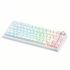 Bàn phím cơ không dây 3 mode AULA F75 - Trắng Contour, Star Vector Switch (1431)