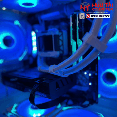 PC GAMING HTC JETEK CSGO2 D.VA2 WHITE ( ASROCK B550M STEEL LEGEND , Ryzen 7 5700X3D, Ram G.Skill Trident Z RGB 16GB DDR4 3600MHz , SSD Apacer AS2280P4U 512G, MIK C650B 650W 80PLUS,   )