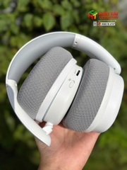 Tai Nghe Gaming Không Dây AULA G7 Pro WHITE (Âm Thanh Vòm 7.1, Mic Chống Ồn AI, Đèn RGB)