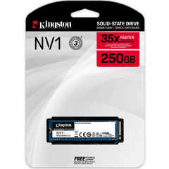 SSD Kingston 250GB NV1 M.2 PCIe Gen3 x4 NVMe SNVS/250G