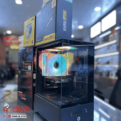 FULL PC GAMING HTC GAMING CPC X32B V3 (  MAIN HUANANZHI H610M-K , CPU Intel Core i3 12100F , RAM CENTAUR 8G/3200 , AGI AI198 256G NVME , AURA GP550 550W, Huananzhi RX550 4GB, Case Coolerplus CPC-EX32B   )