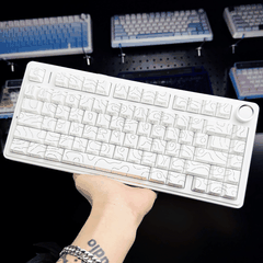 Bàn phím cơ không dây 3 mode AULA F75 - Trắng Contour, Star Vector Switch (1431)