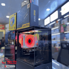 FULL PC GAMING HTC GAMING CPC X32B V3 (  MAIN HUANANZHI H610M-K , CPU Intel Core i3 12100F , RAM CENTAUR 8G/3200 , AGI AI198 256G NVME , AURA GP550 550W, Huananzhi RX550 4GB, Case Coolerplus CPC-EX32B   )