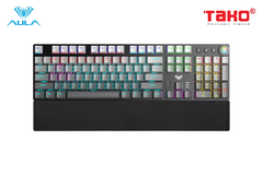 Bàn phím cơ Aula 3 MODE F2088AIR xám đen gradient Red Switch
