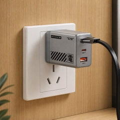 CỦ SẠC NHANH MOVESPEED CG106S 67W, SUPER GAN, XÁM