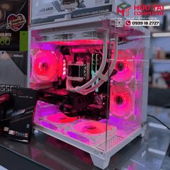 PC GAMING HTC JETEK CSGO2 D.VA2 WHITE ( ASROCK B550M STEEL LEGEND , Ryzen 7 5700X3D, Ram G.Skill Trident Z RGB 16GB DDR4 3600MHz , SSD Apacer AS2280P4U 512G, MIK C650B 650W 80PLUS,   )