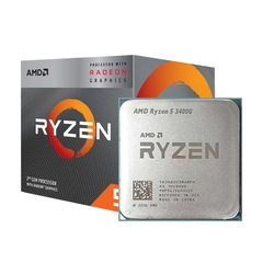 CPU AMD Ryzen 5 3400G 3.7GHz up to 4.2GHz, 4 nhân 8 luồng, 4MB Cache, Radeon Vega 11, 65W (Socket AM4)