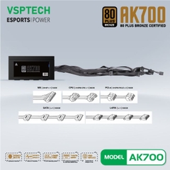 Nguồn VSPTECH AK700 80PLUS BRONZE 700W