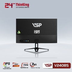 MÀN HÌNH VSP V2408S LED TRÀN VIỀN SLIM BEZEL 24 inch – BLACK