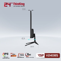 MÀN HÌNH VSP V2408S LED TRÀN VIỀN SLIM BEZEL 24 inch – BLACK