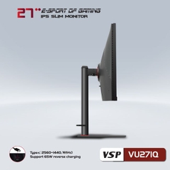 MÀN HÌNH VSP VU271Q 27 INCH 2K ESPORT GAMING QHD /USB-C TYPE-C