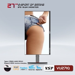 MÀN HÌNH VSP VU271Q 27 INCH 2K ESPORT GAMING QHD /USB-C TYPE-C