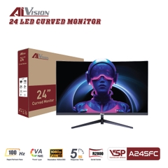 MÀN HÌNH CONG AIVISION A245FC (24INCH | FHD | VA | 100HZ | 5MS) - WHITE