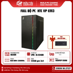 FULL BỘ PC HTC VP EM3 (Main H610M, CPU i5-12400, Ram 8GB, SSD 512Gb gen 3x4, PSU Segotep 550W)