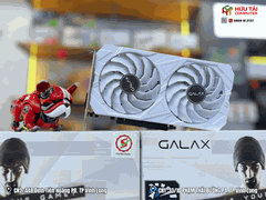 Card màn hình Galax A76D White GF RTX3050 EX (1-Click OC) 6GB GDDR6 35NRLDHPAZTE
