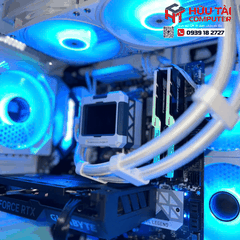 PC GAMING HTC JETEK CSGO2 D.VA2 WHITE ( ASROCK B550M STEEL LEGEND , Ryzen 7 5700X3D, Ram G.Skill Trident Z RGB 16GB DDR4 3600MHz , SSD Apacer AS2280P4U 512G, MIK C650B 650W 80PLUS,   )