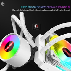 Tản nhiệt nước Coolmoon AR240 WHITE