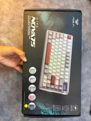 AULA NOVA75 (3527) BÀN PHÍM CƠ GAMING 3 MODE (Phiên bản màu Đen/ Dream Sakura Switch)