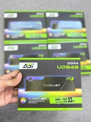 RAM AGI DDR4 16G TURBOJET UD848 RGB BUSS 3600 (AGI3EPC16UD848)