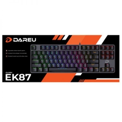 Bàn phím cơ Gaming DAREU EK87 – Black Red (Multi-LED)