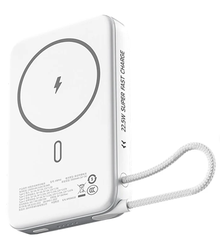 PIN DỰ PHÒNG MOVESPEED TỪ TÍNH MSP16 22.5W 10000MAH, ĐẾ DỰNG, TÍCH HỢP TYPE C, TRẮNG