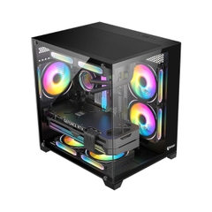 Case máy tính Jetek CSGO2 D.VA2 Trắng | Đen