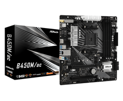 MAINBOARD ASROCK B450M/AC wifi, DDR4