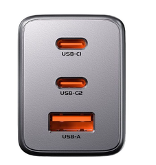 CỦ SẠC NHANH MOVESPEED CG106S 67W, SUPER GAN, XÁM