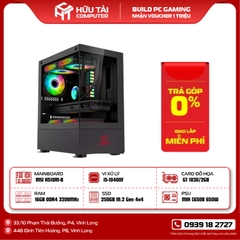 PC Gaming HTC  Coolerplus CPC-X32B Game 01 (MAIN MSI H510M-B, CPU i5-10400F, GT 1030/2GB, RAM 16GB, SSD 250GB M.2 Gen 4x4, PSU MIK C650B 650W)