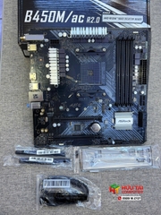 MAINBOARD ASROCK B450M/AC wifi, DDR4