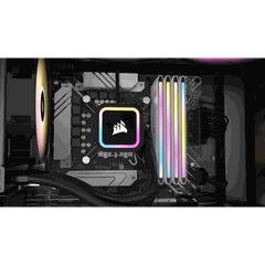 CORSAIR Dominator Titanium RGB 48GB Memory Kit, White, 48GB (2x24GB) 6000MHz CL30 (CMP48GX5M2B6000C30W)