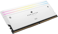CORSAIR Dominator Titanium RGB 48GB Memory Kit, White, 48GB (2x24GB) 6000MHz CL30 (CMP48GX5M2B6000C30W)
