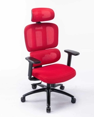 Ghế công thái học ergonomic WARRIOR – Hero series – WEC509 Black/Red