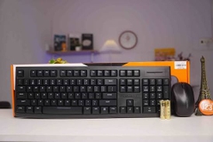 BỘ BÀN PHÍM CHUỘT KHÔNG DÂY DAREU MK188G BLACK