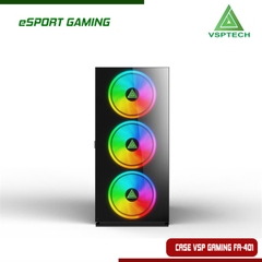 Case VSP FA-401 eSPORT Gaming (Có Sẵn 4 Fan LED RGB/ LED Cover Nguồn)